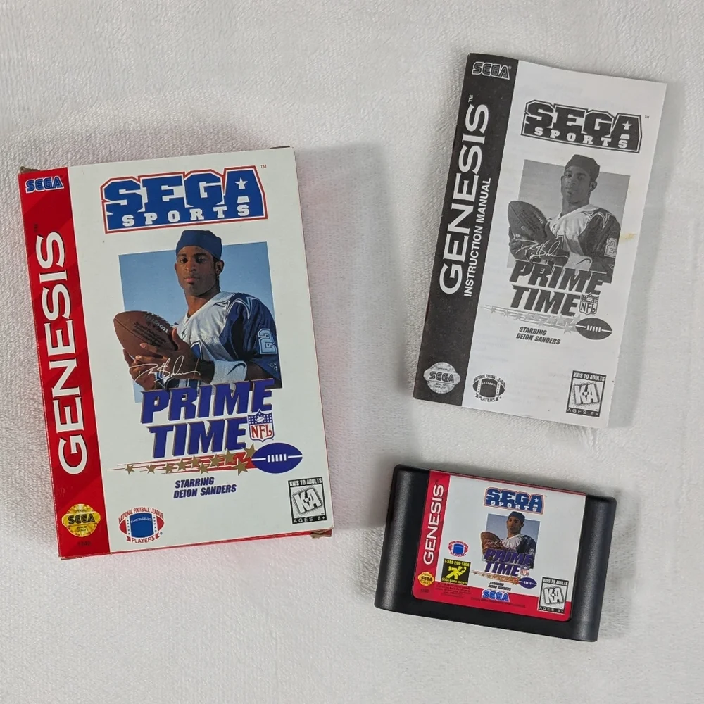 Sega Genesis Prime Time NFL (Untested)
